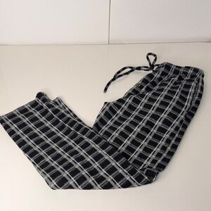 EUC Real Essentials Plaid Lounge Pants Small